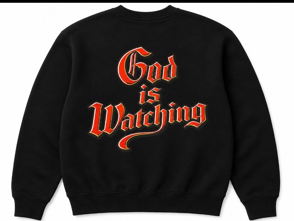 God is watching Humble Pi Sweatshirt